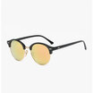 Retro Rivet Round Sunglasses Men Classic Brand Designer Unisex Sun Glasses Half Frame Oculos Gafas