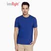 INTERIGHT round neck T-shirt male net color PIMA cotton embossed short sleeve army green XXL