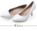 YALNN Fashion Women Pumps Black&White 7cm Thin High Heels Pumps Leather Shoes for Women