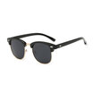 LIKEUS Classic Polarized sunglasses driving mirror good quality rivet unisex polarized half frame sunglasses UV400