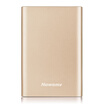 Newsman 1TB USB31Type-C Hard Drive Aluminum Radiator Shockproof Magnetic Wearproof Data Storage Copy Xiangyun Gold 25 Inch