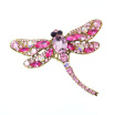 CINDY XIANG Crystal Vintage Dragonfly Brooches for Women Large Insect Brooch Pin Fashion Dress Coat Accessories Cute Jewelry