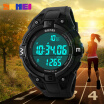 Mens Multifunctional Digital Watch Sports Pedometer Waterproof