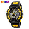 Mens Dual Time Zones Analog-Digital Alarm Chrono Light Sports Watch