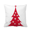 Christmas Tree Red Festival Square Throw Pillow Insert Cushion Cover Home Sofa Decor Gift