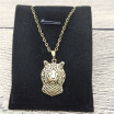 New Retro Tiger Necklace Trendy Style Tiger Pendant Necklace Women Fashion Pet Tiger Jewellery