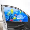 Digalon car sunshade creative cartoon magnetic car window curtain sunscreen heat shield automatic telescopic car side window visor - driving single film