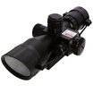 Beileshi Riflescope Red Dot Tactical 25 - 10 x 40 Red Laser Dual Illuminated Mil-dot W Rail Mount