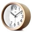 TXL round metal dial alarm clock student simple lazy bedside small alarm clock creative childrens clock silver