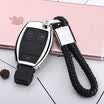 Wufu Jinniu Mercedes-Benz special car key set new C-class GLC GLK GLE GLA special key set big head buckle set electric light silver