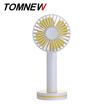 TOMNEW Portable USB Mini Fan Handheld 2000mA Desk 3 Speeds Marcarons Handy Fan with Mirror for Home Office Outdoor