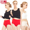 Three Guns Womens Cotton Underwear Soothing Cotton Classic High Waist Large Size Womens Briefs 3pcs Pink XL