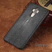 Genuine Leather Phone Case For Huawei Mate 9 Case Natural Pearl Fish Skin Back Cover For P10 Case