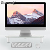 Brateck LCD computer display heightened desk desk shelf bracket display laptop base glass holder keyboard storage management stand STB-102