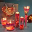 Gong Xun Valentines Day Jelly Candle Gift European Creative Smokeless Aroma Romantic Christmas Marriage Birthday White Candlelight Dinner Gift Arrangement Gift Decoration Purple Ocean Suit