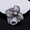Fashion Flower Brooches For Women 2018 Vintage Female Pearl Irregular Pins Brooch For Women Plant Jewelry Dropshipping