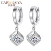 CARWEAIYA Women Korean version of Cube love window sugar fashion earrings earrings earrings