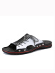 Summer Genuine Leather Sandals soft Beach Men Sandals big size 38-48