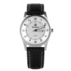Bestdon 98106l White Dial Black Genuine Leather Quartz Waterproof Watch With Luminous Pointer Women