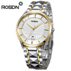 luxury brand ROSDN lovers watches Women Wrist Watch Men couple Quartz Watch Stainless steel waterproof clock relogio masculino
