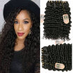 YAVIDA 7A Brazilian Deep Wave Virgin Hair 3 Bundles Soft Human Hair Deep Wave Brazilian Hair