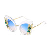 Vintage Design Cat Eye Sunglasses for Women Crystal Diamond Luxury Sun Glasses Womens Eyewear De Sol