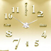 3D Wall Clock Frameless Modern Mirror Metal Large Wall Stickers Clocks Wall Watches Room Home Decorations