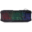 FANTECH K10 Ergonomic USB Wired Gaming Keyboard with Colorful Backlight