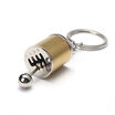 Metal Finish Gear Box Shifter Key Chain Fob Ring For Car 6-Speed Model Keychain