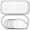 40000 km car sun visor car sunscreen snow curtains car insulation curtain thickened silver cloth 6 sets SWY1150