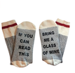 Novelty Socks with Funny Saying