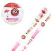 Kinbor hand book&paper tape 25mm7m hand book sticker decorative tape coffee mood black DTB64252-5