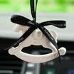 Carnot creative high-end cute car pendant perfume car interior car rearview mirror car hanging car car hanging decoration pink ribbon