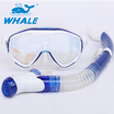 Whale Brand Scuba Diving Mask Snorkel Goggles Set Silicone Swimming Pool Equipment