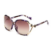 Vintage Women Sunglasses Summer Big Frames Luxury Flower Eyeglasses Gradient HD Clear glasses