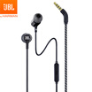 JBL LIVE 100 Stereo In-Ear Headphones Headsets Mobile Phone Headphones Sports Headphones Computer Gaming Headphones With Michael Call Black