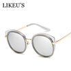 New arrival Polarized sunglasses New Design round cat eye sunglasses female trend ladies Shopping street sunglasse