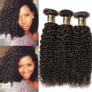 YAVIDA Hair Indian Curly Virgin Hair 3 Bundles Afro kinky Curly Hair 7A Unprocseeed Virgin Human Hair Weaves Raw Indian Curly Hair