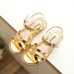 2018 New Summer Children Sandals Girls Shoes Fashion Crisscross Girls Sandals Kids PU Leather Shoes Girls Princess Flat Shoes