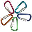 Easy Tour aluminum fast hanging with a lock D-type hook driven by the equipment backpack hook color random