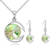 Fashion Jewelry Sets High Quality Necklace Sets For Women Jewelry Crystals Unique Round Design