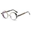 Round Metal Steampunk Sunglasses Men Women Fashion Glasses Brand Designer Unisex Retro Vintage Round Sunglasses UV400