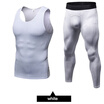 Mens Fashion Sports Set Compression Sets Skinny Sets Fitness Sets Summer Cool Sets