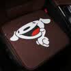 Jingdong JOY joint name Mu Bao MUBO car seat smile mouth often open small seat cushion cartoon office chair sofa home single piece breathable small square pad brown