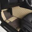 O beautiful AYM all surrounded by wire ring car mat Peugeot 307 dedicated warm rice color