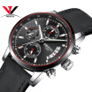 NIBOSI Wrist Watch Leather Belt Men Watch Sports Fashion Luxury Waterproof Quartz Watches Black Clock Male Casual Luminous Hands