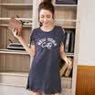 City Beauty Pajamas Nightdress Womens Shopping Mall with the same paragraph simple fashion comfortable breathable soft ladies home LH7613 light pink L