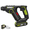 WORX 20V double electric light hammer kit WU3803 rechargeable multi-function electric drill impact drill concrete hardware power tools WORX 20V double electric light hammer kit WU3803 rechargeable multi-function electric drill impact drill concrete hardware power tools