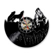 Wolf Vinyl Record Reloj De Pared Animal Lover Gift Decoración Del Hogar Vintage Style Wall Art