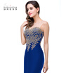 Babyonline Mermaid Evening Dress for Women Formal Lace Appliques Long Prom Dress
